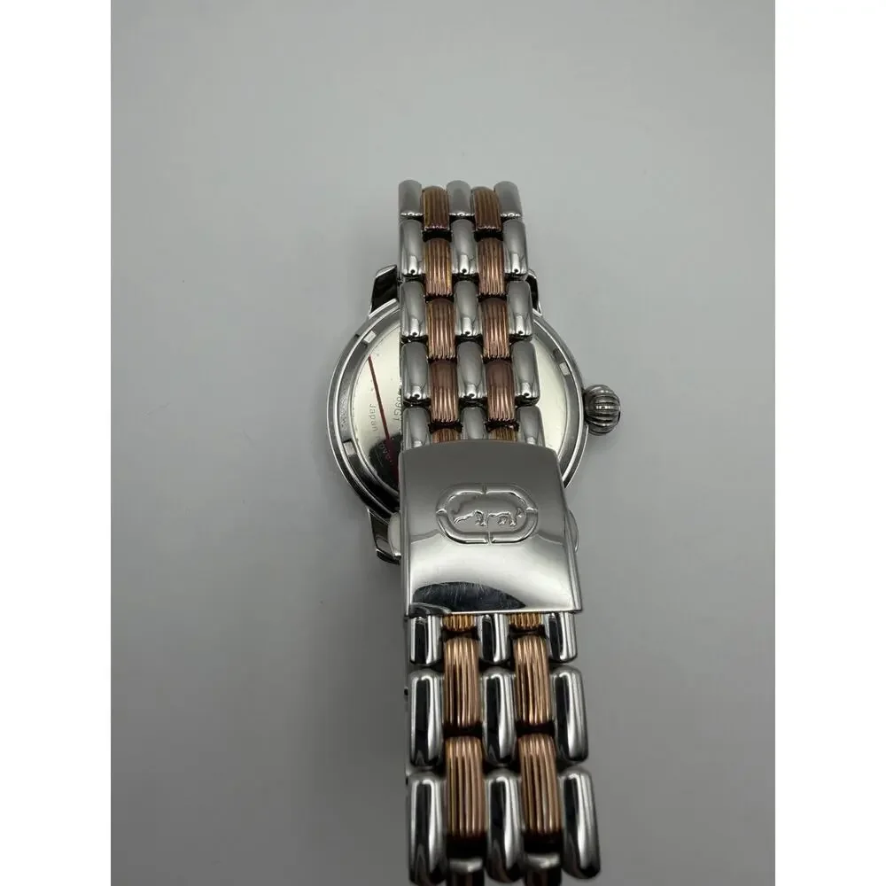Marc Ecko Mens Watch Two-Tone Rose Gold Working